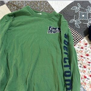 Abercrombie Kids Green Long Sleeve Shirt